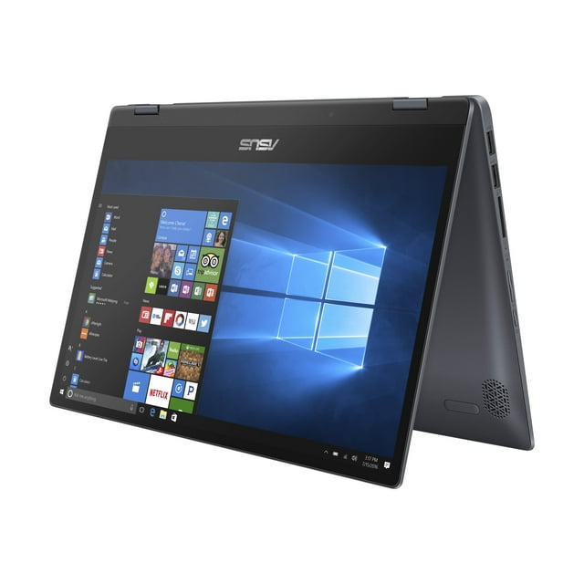 Asus VivoBook Flip 14 14" Full HD Touchscreen Laptop, Intel Core i3 i3-10110U, 128GB SSD, Windows 10 Home, TP412FA-Q3MS1-CB