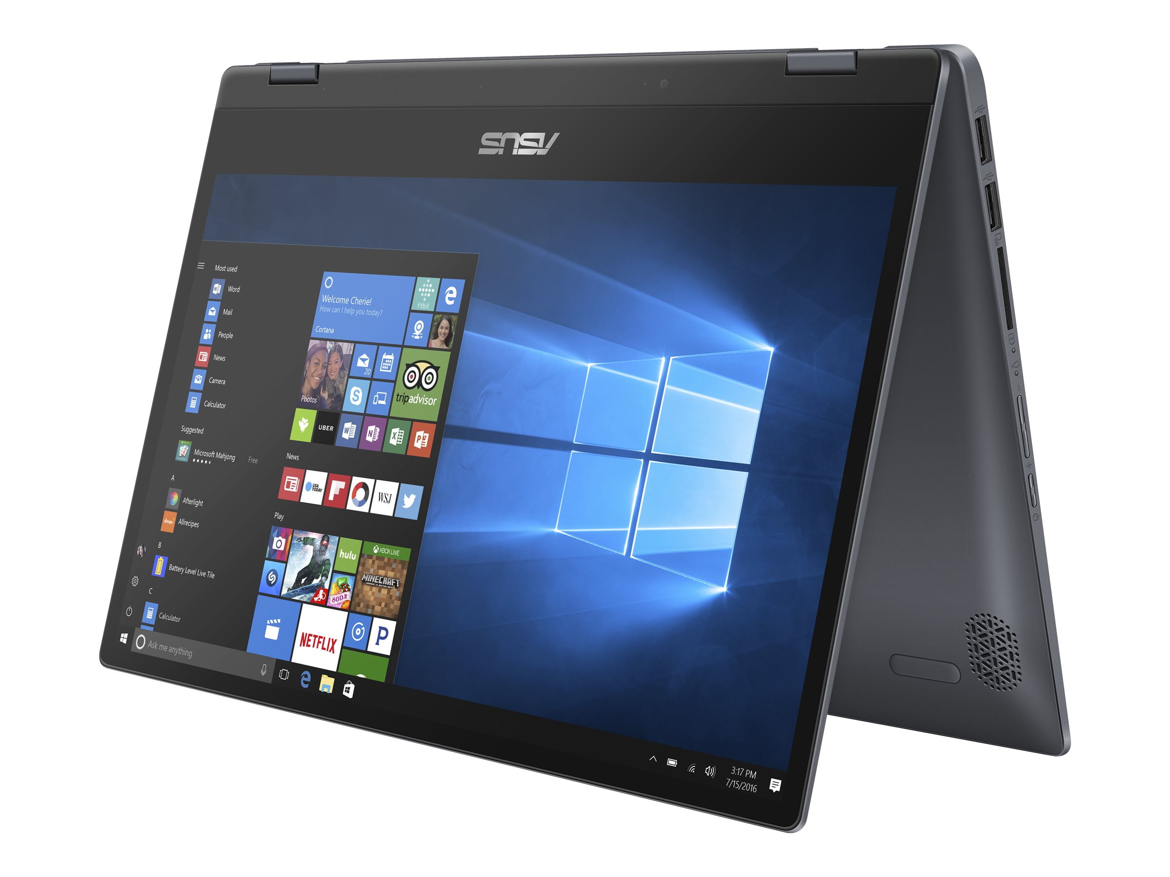 Laptops - Asus VivoBook Flip 14 Thin and Light 2-in-1 Laptop TP412FA-XB56T