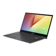 thumbnail image 1 of ASUS VivoBook Flip 14 TP470EA OS34T - Flip design - Intel Core i3 - 1115G4 / up to 4.1 GHz - Win 11 Home in S mode - UHD Graphics - 8 GB RAM - 256 GB SSD NVMe - 14" touchscreen 1920 x 1080 (Full HD) - Wi-Fi 6 - indie black, 1 of 15