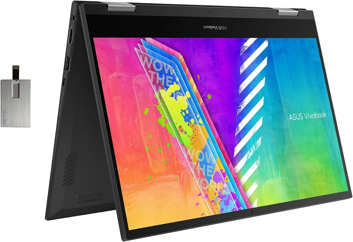 ASUS VivoBook Go 14 Flip Thin and Light 2in1 Touch Laptop, Intel