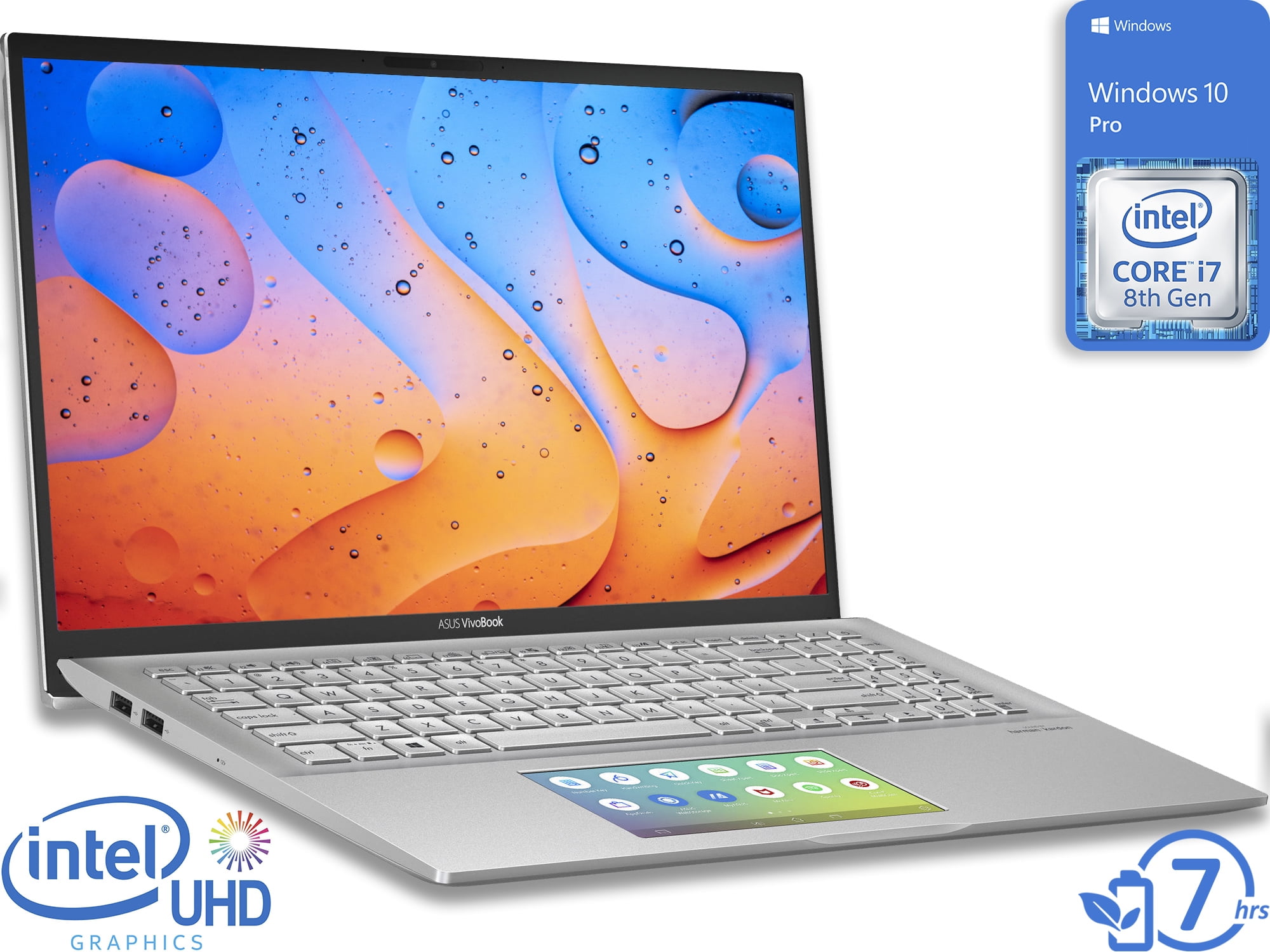 ASUS ZenBook 13 Ultra-Slim Laptop 13.3” FHD WideView, 8th-Gen Intel Core  i7-8565U Processor, 8GB LPDDR3, 512GB PCIe SSD, Backlit KB, NumberPad