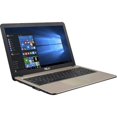 thumbnail image 1 of ASUS VivoBook X540YA DB02 - AMD E2 - 6110 - Win 10 Home 64-bit - Radeon R2 - 4 GB RAM - 500 GB HDD - 15.6" 1366 x 768 (HD) - gold, chocolate black, 1 of 13