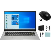 ASUS Vivobook 14'' FHD (1920x1080) Laptop, Intel i3-1005G1, 1.2GHz, 4GB DDR4, 256GB SSD, Intel HD Graphics 610, WiFi, Bluetooth, Webcam, HDMI, Windows 10 Home, White   Mazepoly Accessories