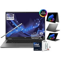 ASUS Vivobook 14 Flip 2-in-1 AI Laptop, 14" 2k 1920 x 1200 OLED Touchscreen, Intel Core Ultra 7 256V, WiFi 7, FHD Webcam, Stylus Pen, 128GB PSD, Win 11 Home (16GB DDR5 RAM | 1TB SSD)