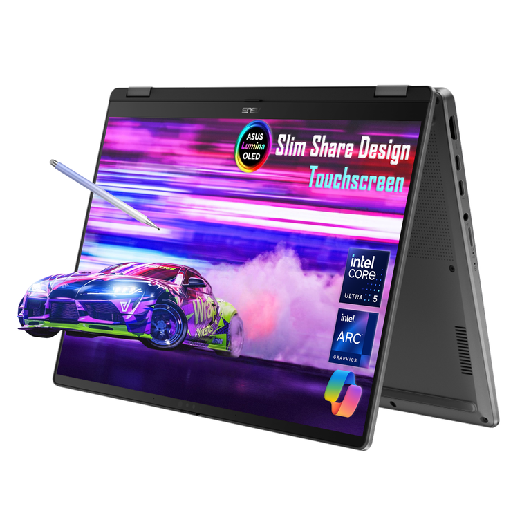 ASUS Vivobook 14 Flip Laptop Copilot+ PC, 14” OLED WUXGA