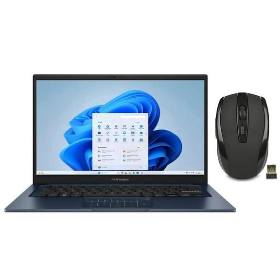 ASUS Vivobook 14" Full HD Laptop |Intel Core i3-1315U| Intel UHD Graphics |Copilot |WiFi 5|Quiet Blue| 24GB RAM | 128GB SSD |Windows 11 Home |Bundle with Wireless Mouse
