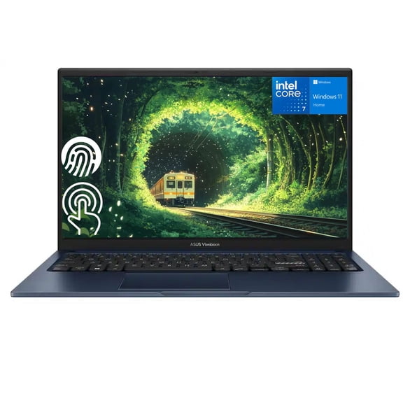 ASUS Vivobook 15 15.6" FHD Touchscreen Laptop, Intel Core 7 150U, 8GB DDR5, 512GB SSD, Windows 11 Home, Blue