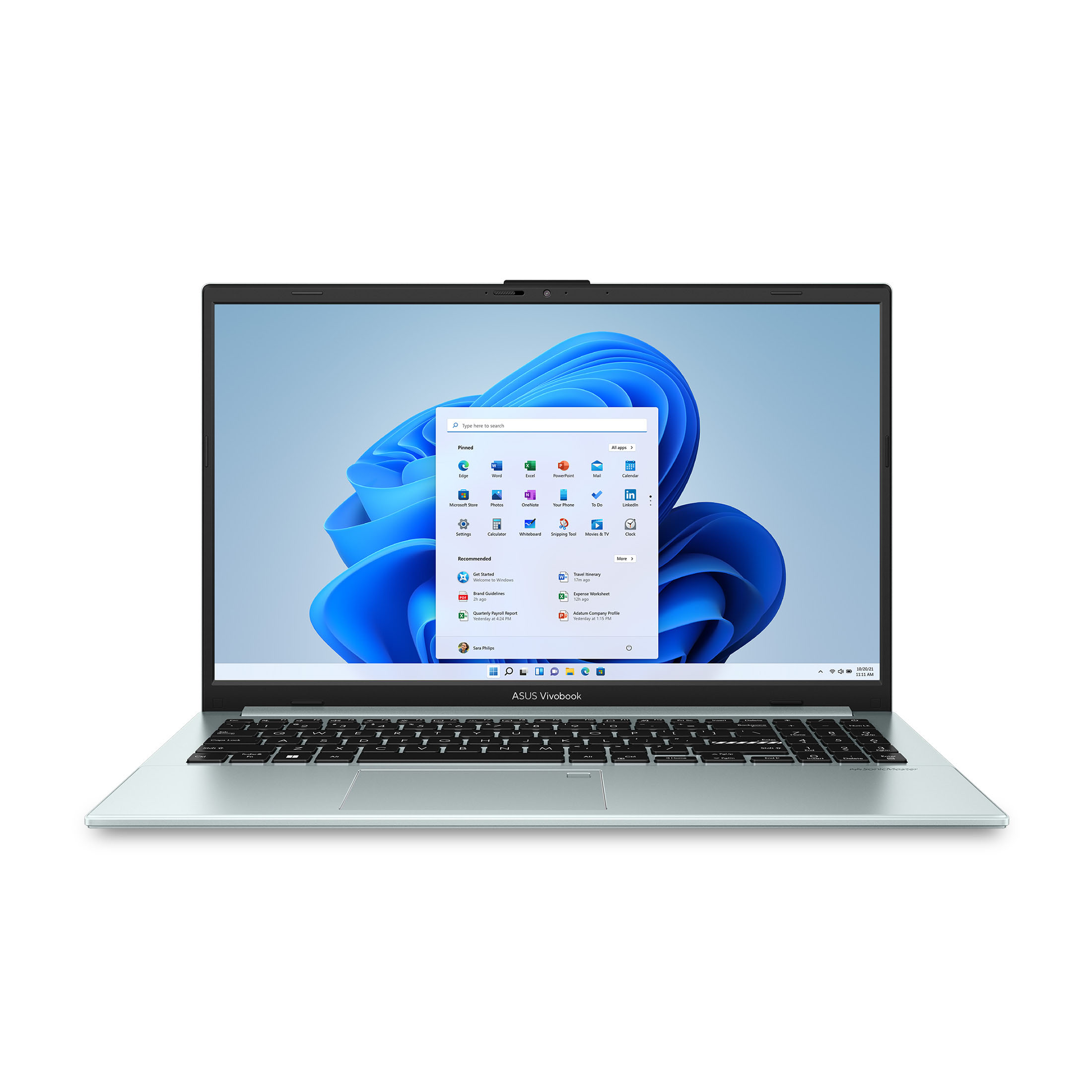 ASUS Vivobook 15.6” FHD PC Laptop, Intel i3-N305, 8GB, 256GB, Windows 11, Green Grey, E1504GA-WS34 - image 1 of 17