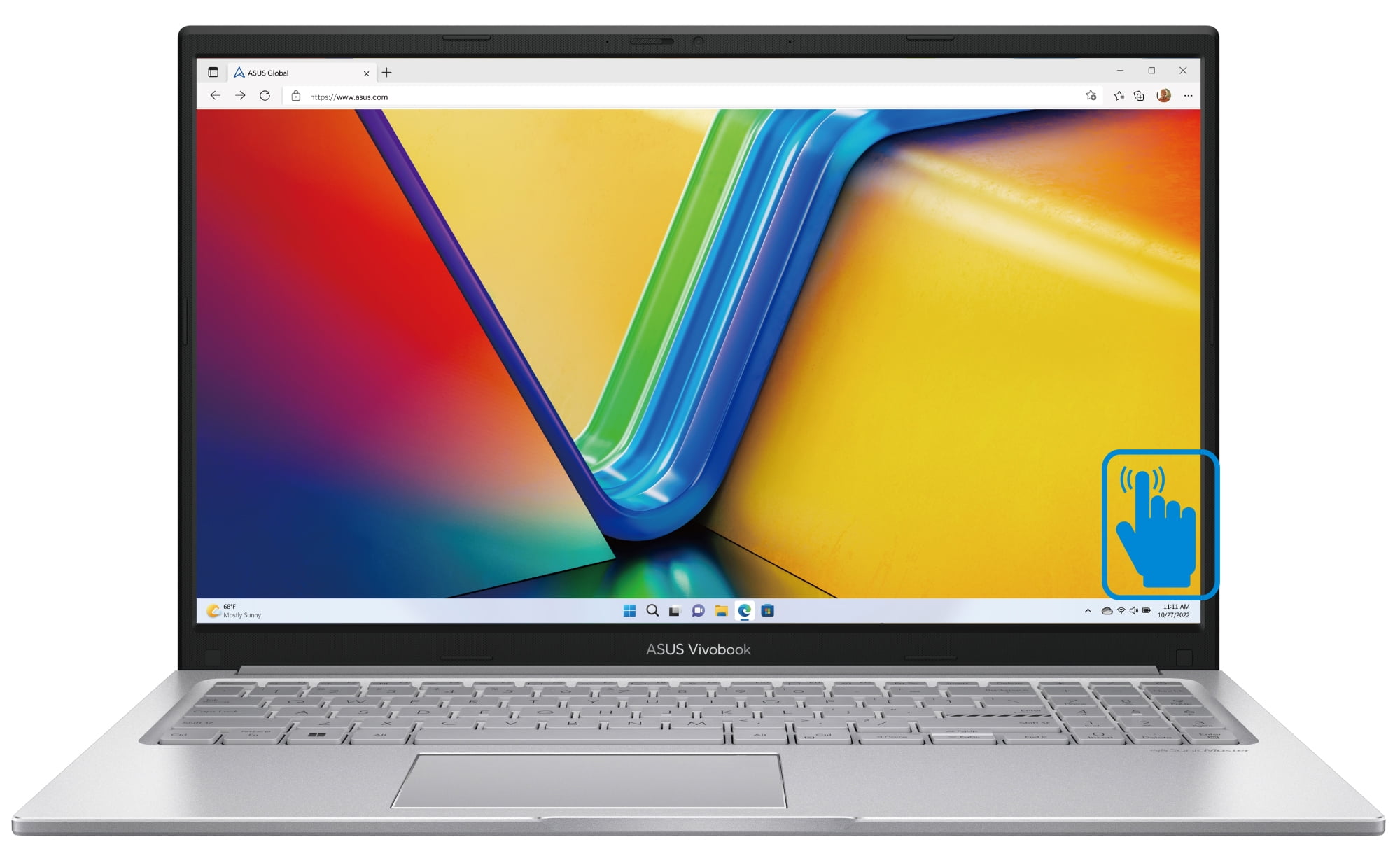 Touchscreen Business Laptop ASUS Vivobook 15.6in IPS FHD Touchscreen Business Laptop (Intel Core 7