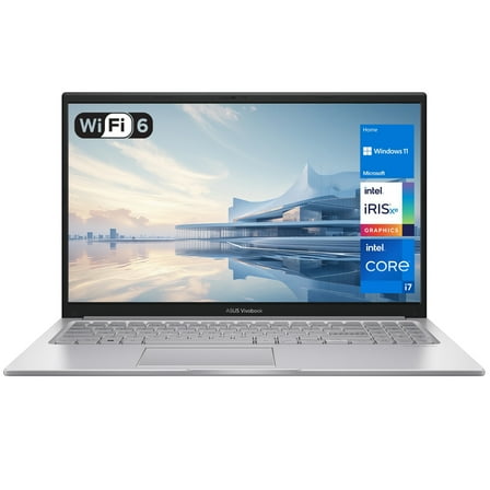 ASUS Vivobook 15 Business Laptop, 15.6" FHD Touchscreen, Intel Core i7-1255U, 40GB RAM, 2TB SSD, Backlit KB, Fingerprint, HDMI, Win11 Home, Silver