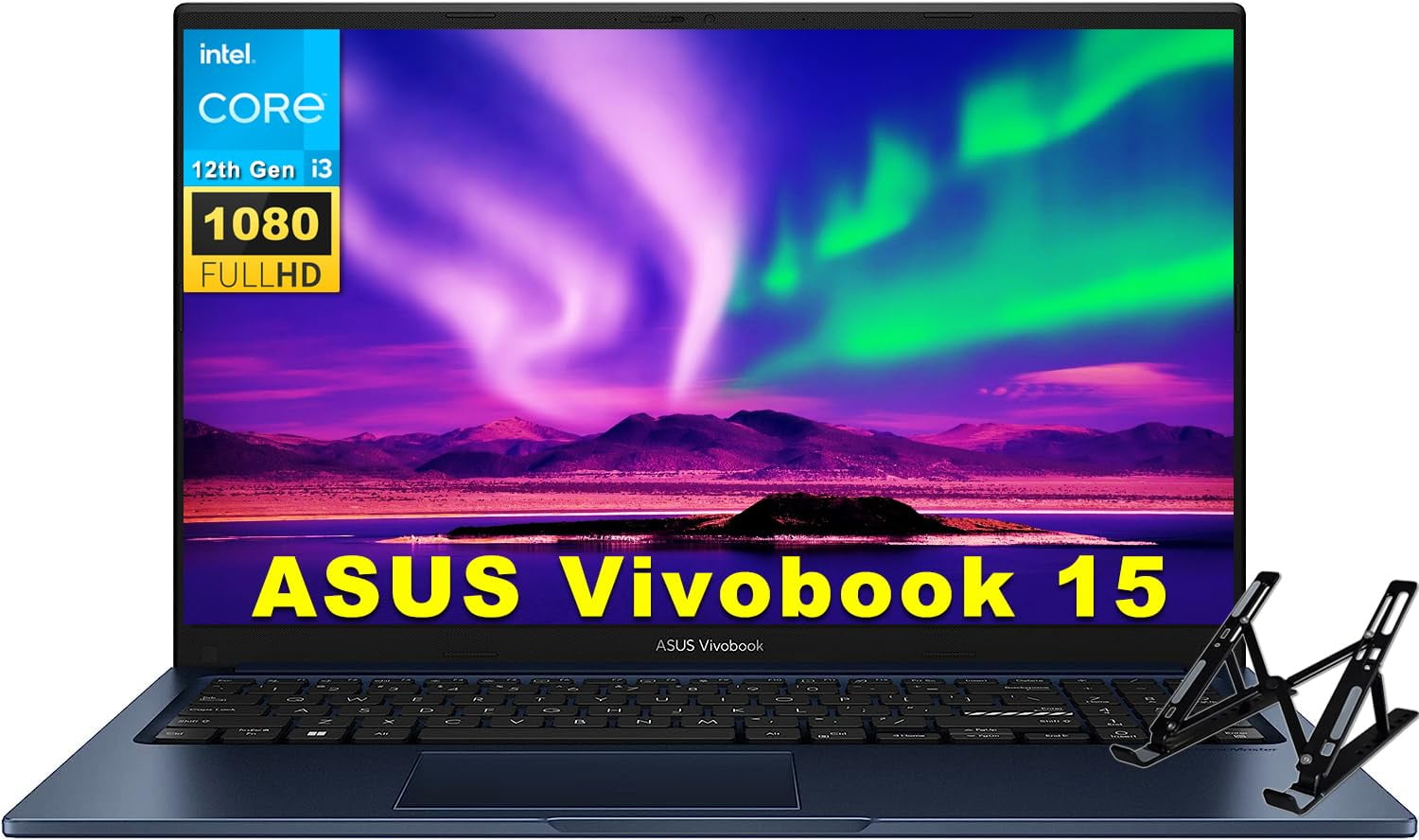 ASUS Vivobook 15 Laptop 2024 , 15.6" FHD Display, Intel Core i3-1215U, 40GB RAM, 1TB SSD, Intel UHD Graphics, Student & Business, Thin & Light, Wi-Fi, Windows 11 Home in S Mode, Quiet Blue