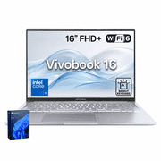 ASUS Vivobook 16 16" FHD+ Laptop, Intel Core 9 270H, 16GB DDR5, 512GB SSD, Windows 11 Pro, Silver