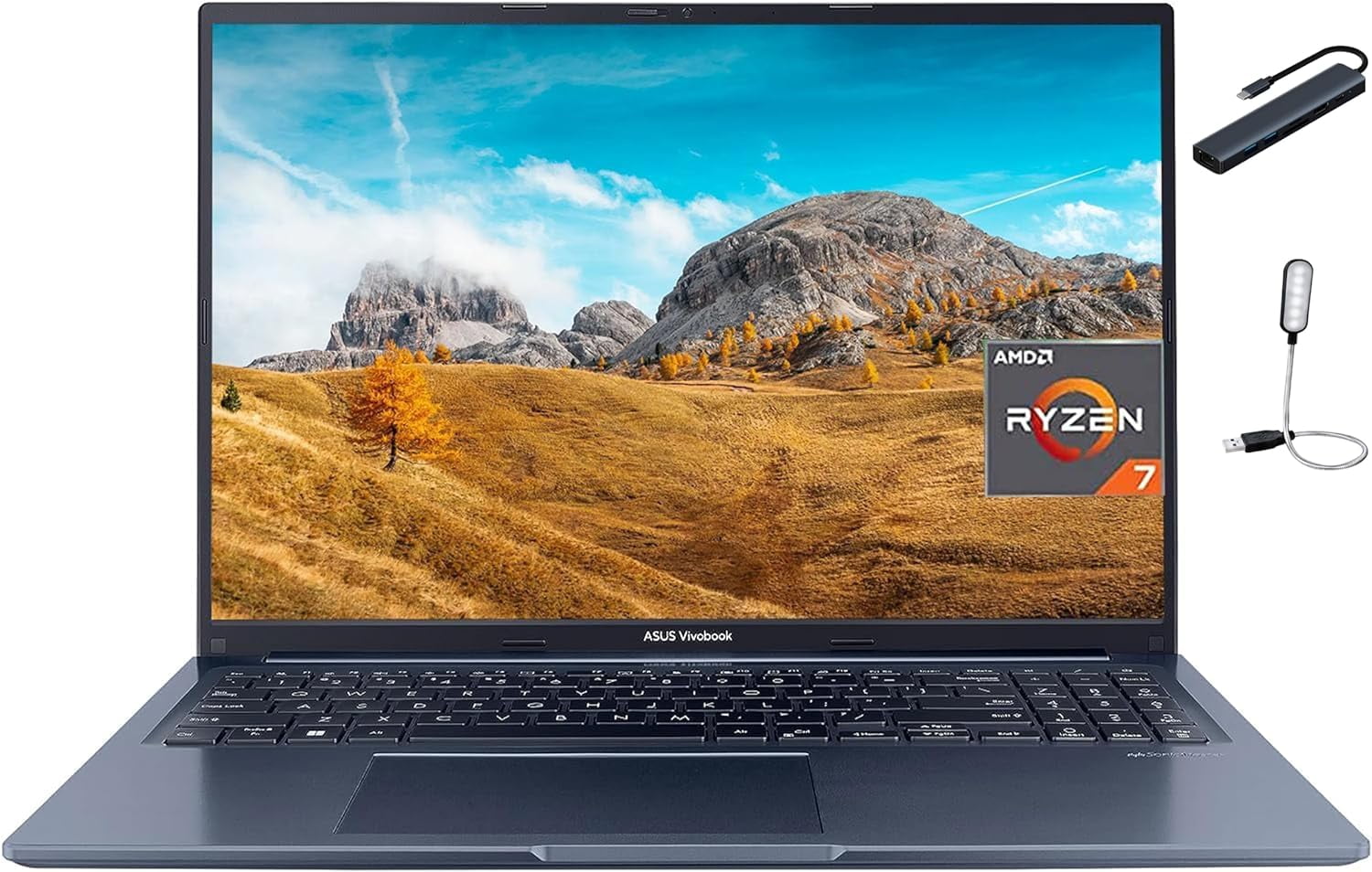 ASUS Vivobook 16'' FHD Display Laptop, AMD Ryzen 7 5800HS