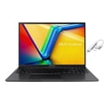 thumbnail image 1 of ASUS Vivobook 16 WUXGA 1920X1200 laptop | Intel Core i7-1255U (10 Core) | Intel Iris Xe Graphics | 720p HD camera | Black| 40GB RAM | 2TB SSD | Windows 11 Home | Bundle with USB 3.0 Hub, 1 of 6