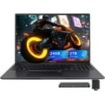 thumbnail image 1 of ASUS Vivobook 16" WUXGA Laptop, Intel Core i7-1355U, 24GB RAM, 2TB Storage(1TB SSD+1TB Docking Station Set), Intel Iris Xe Graphics, Backlit Keyboard, Num Pad, Fingerprint, Win 11, Black, 1 of 9