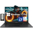thumbnail image 1 of ASUS Vivobook 16" WUXGA Laptop, Intel i7-1255U, 40GB RAM, 2.28TB Storage(2TB SSD+288GB Docking Station Set), Intel Iris Xe Graphics, Numeric Keypad, WiFi 5, Win 11 Pro, Black, 1 of 9