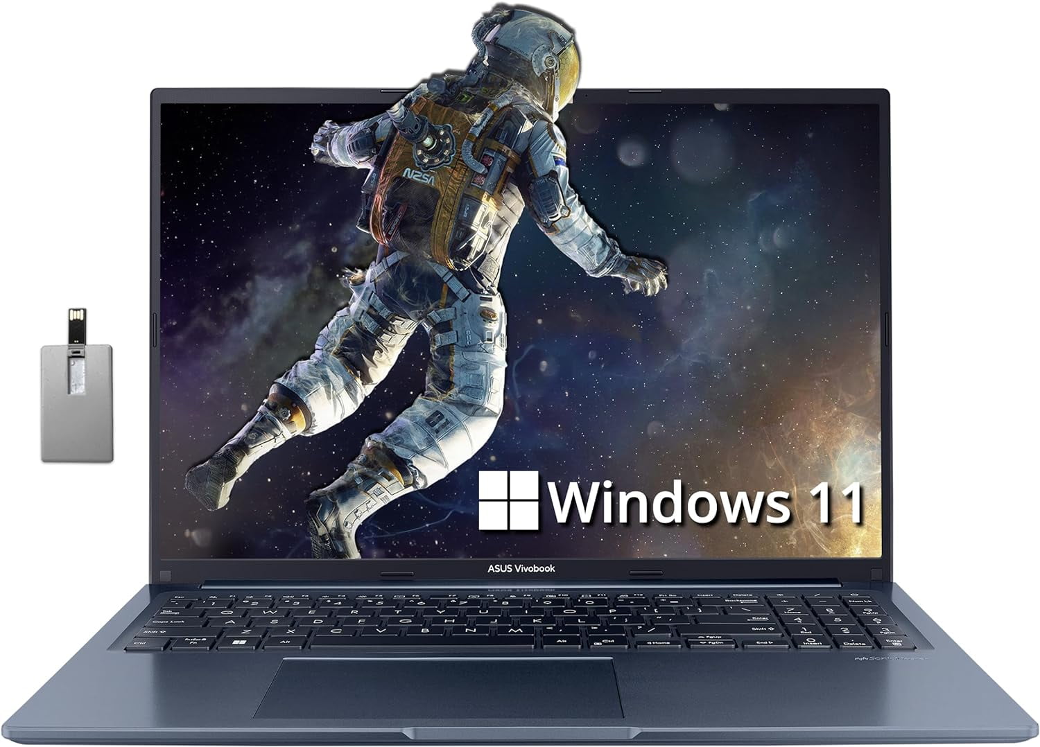  ASUS Vivobook 16 FHD Laptop Computer, 8-Core AMD Ryzen 7  5800HS, 16GB RAM, 1TB PCIe SSD, 180° Hinge, WiFi 6, Numeric Keyboard,  Type-C, HDMI, Webcam, Windows 11, w/CUE Accesories : Electronics