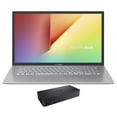 thumbnail image 1 of ASUS Vivobook 17 X712  Home & Business Laptop (Intel i5-1035G1 4-Core, 17.3" 60Hz HD+ (1600x900), Intel UHD, 36GB RAM, 4TB  SATA SSD, Wifi, USB 3.2, HDMI, Win 11 Home S-Mode) with D6000 Dock, 1 of 7