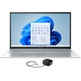 thumbnail image 1 of ASUS Vivobook 17X Home/Business Laptop (Intel i9-13900H 14-Core, 17.3in 60 Hz Full HD (1920x1080), Intel Iris Xe, 40GB RAM, 2TB PCIe SSD, Win 11 Home) with G2 Universal Dock, 1 of 7