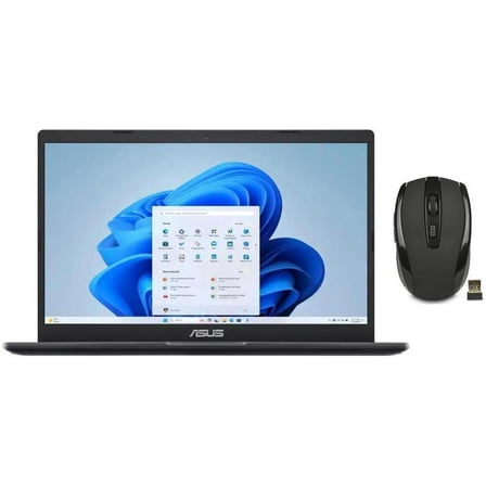 ASUS Vivobook Go 14" FHD Laptop |Intel Celeron N4500 | Intel UHD Graphics | WIFI |Bluetooth|Star Black | 4GB RAM | 128GB SSD |Windows 11 S |Bundle with Wireless Mouse