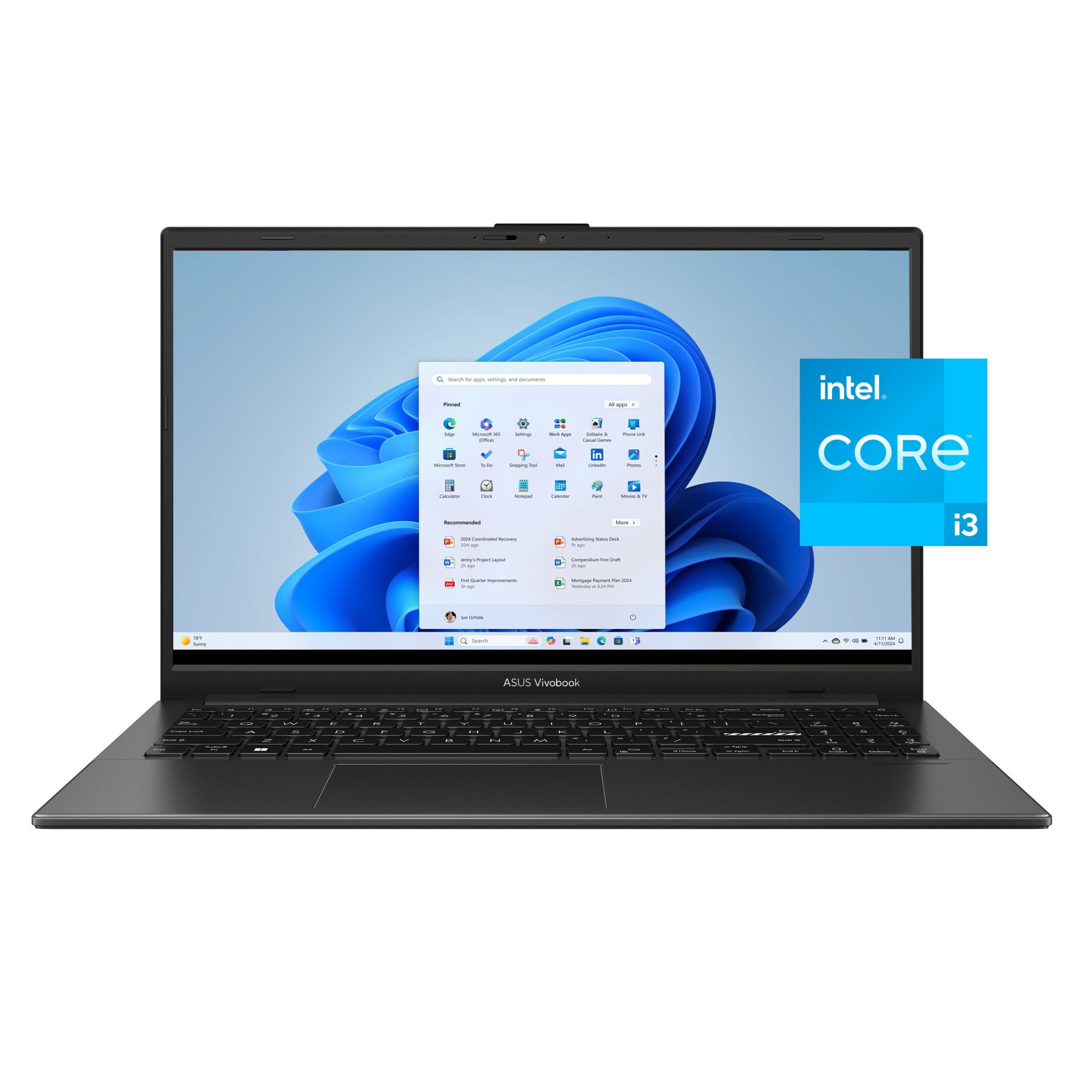 ASUS Vivobook Go 15.6 inch Windows Laptop Intel Core i3-N305 8GB RAM 256GB UFS Black ASUS Vivobook Go 15.6 inch Windows Laptop Intel Core i3-N305 8GB RAM 256GB UFS Black