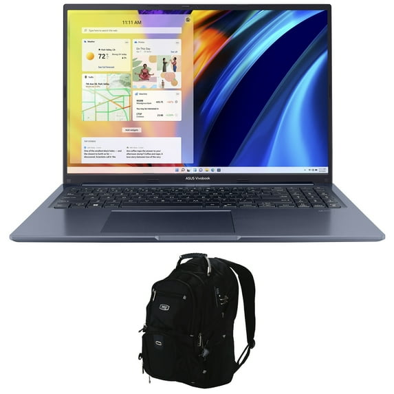 ASUS Vivobook M1603Q Home/Business Laptop (AMD Ryzen 7 5800HS 8-Core, 16.0in 60Hz Wide UXGA (1920x1200), AMD Radeon, 16GB RAM, 512GB PCIe SSD, Wifi, Win 11 Pro) with Backpack