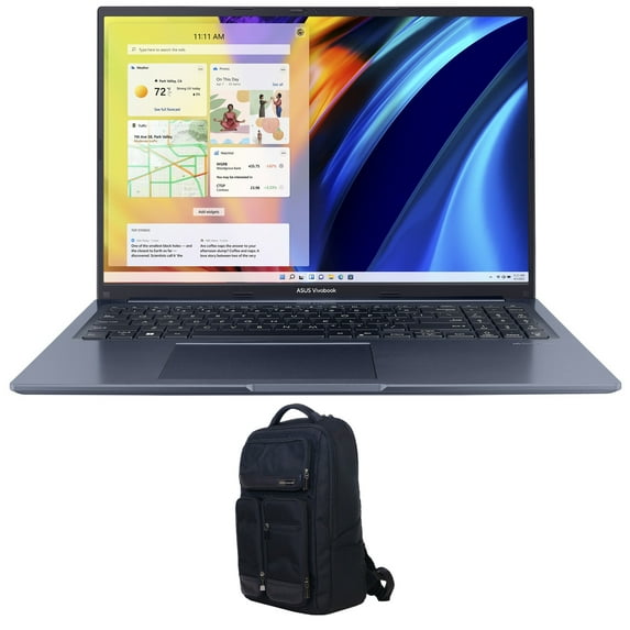 ASUS Vivobook M1603Q Home/Business Laptop (AMD Ryzen 7 5800HS 8-Core, 16.0in 60Hz Wide UXGA (1920x1200), AMD Radeon, 24GB RAM, 2TB PCIe SSD, Wifi, USB 3.2, HDMI, Win 11 Home) with Atlas Backpack