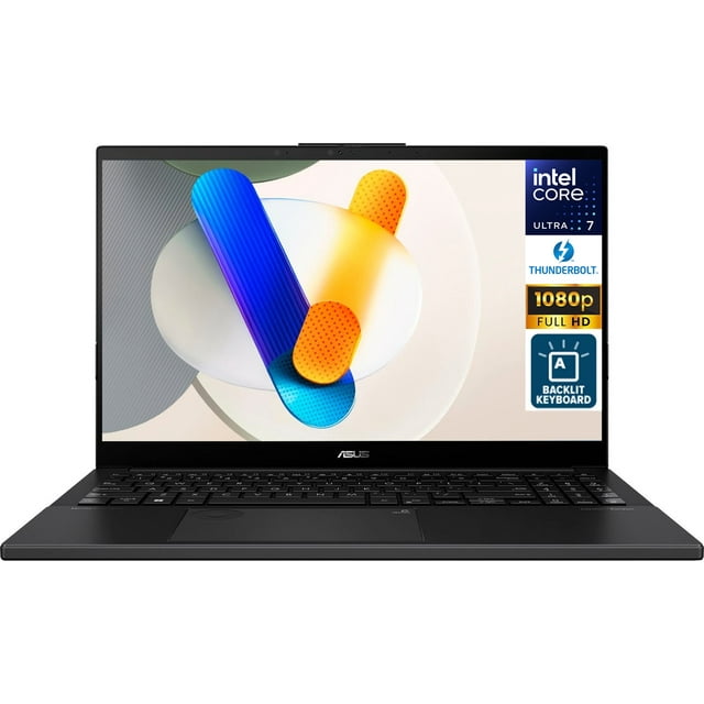 ASUS Vivobook Pro 15 Laptop 15.6" OLED FHD (16-Core Intel Ultra 7-155H, GeForce RTX 3050, 24GB DDR5, 1TB PCIe SSD, Backlit KYB, WiFi 6E, Thunderbolt 4, Win 11 Pro)