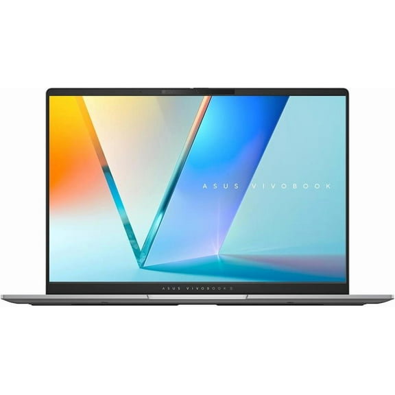 ASUS Vivobook S 14 OLED Slim Laptop, AMD Ryzen AI 9 365(10 Cores), 24GB, 1TB SSD, Customizable RGB Keyboard, Cool Silver, M5406WA-AH94