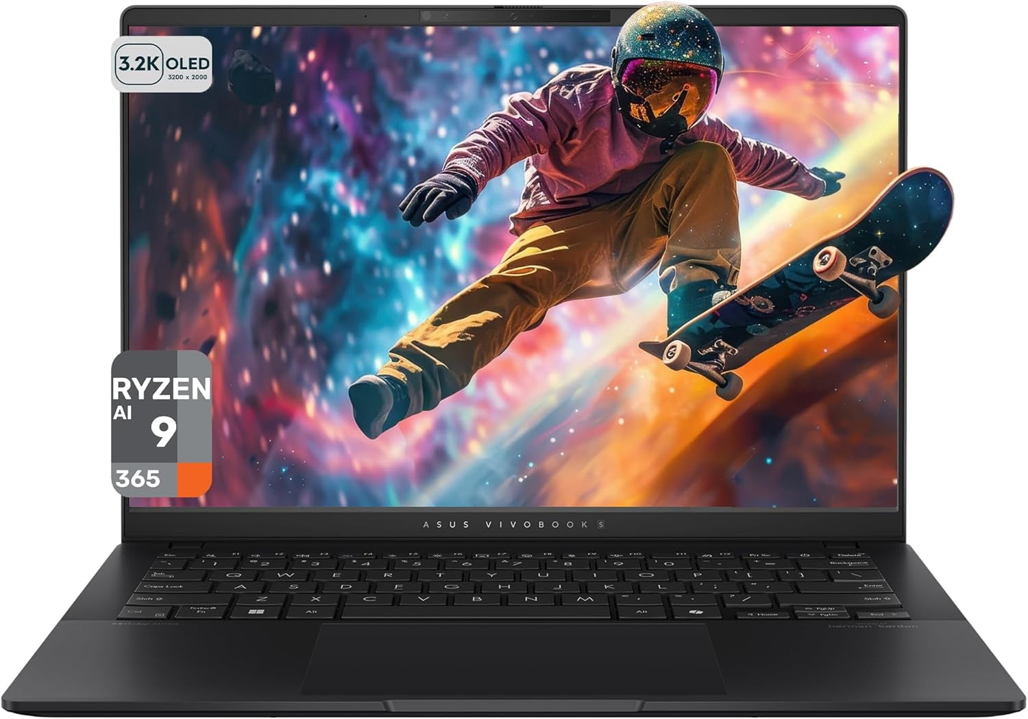 ASUS Vivobook S14 Copilot+ Laptop, AMD Ryzen AI 9 365, 24 GB LPDDR5X ...