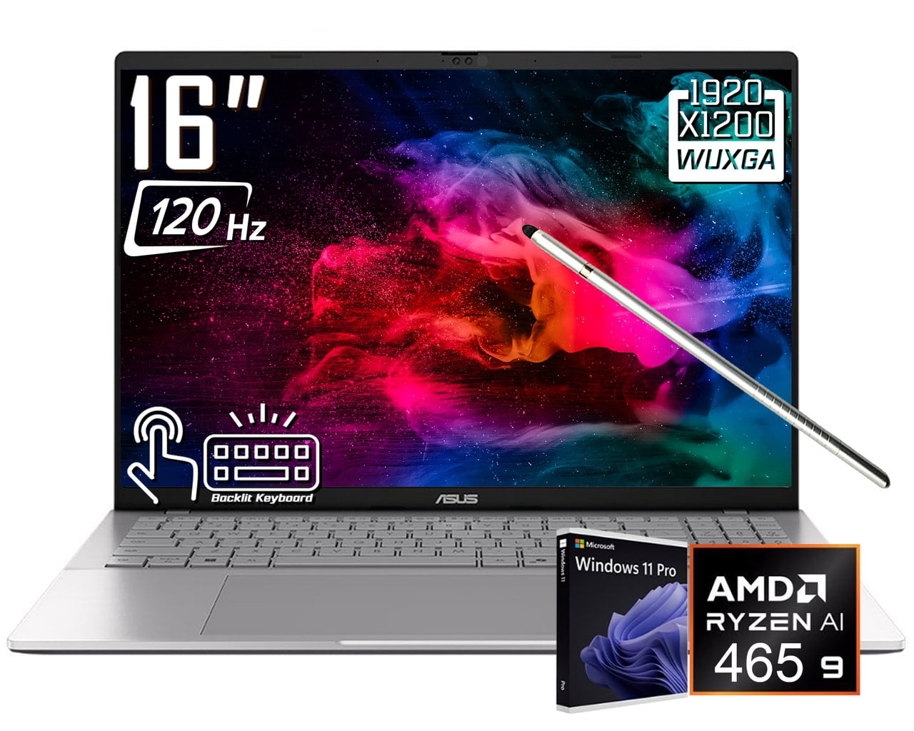 ASUS Vivobook S16 AI Laptop, 16