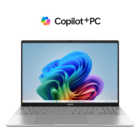 ASUS Vivobook S16 M3607 16" WUXGA Laptop, AMD Ryzen AI 7 445 2.0GHz, 32GB RAM, 1TB SSD, Windows 11 Home, Silver