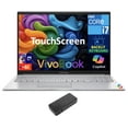 thumbnail image 1 of ASUS Vivobook Student & Business Laptop 15.6in Touchscreen IPS FHD Display (Intel i7-1355U, 24GB DDR4, 2TB PCIe SSD, Intel Iris Xe, Backlit KB, WiFi 6E, Webcam, Bluetooth 5.3, Win 11 Pro) w/USB-C Dock, 1 of 7