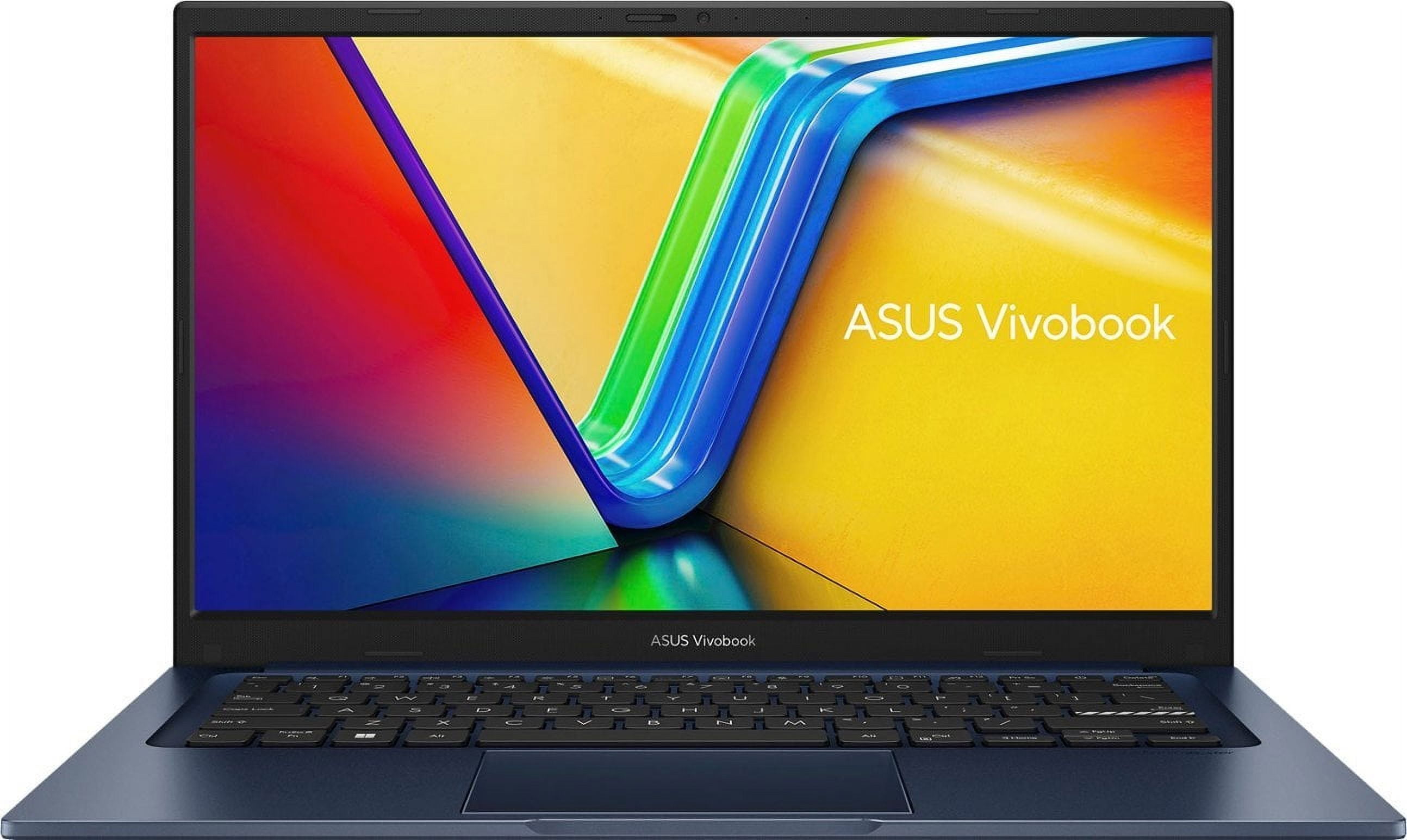 ASUS Vivobook X1404Z Home/Business Laptop (Intel i3-1215U 6-Core, 12GB RAM, 256GB PCIe SSD, Intel UHD, 14.0in 60 Hz Full HD (1920x1080), Wifi, Bluetooth, Webcam, Quiet Blue, Win 11 Home S-Mode)