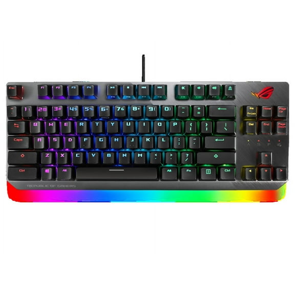 ASUS X802 ROG Strix Scope NX TKL 80% Gaming Keyboard with ROG NX Red Tactile Mechanical Switches