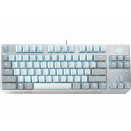 ASUS X806 ROG Strix Scope NX TKL Moonlight White Wired Mechanical RGB Gaming Keyboard with ROG NX Red Linear Switches