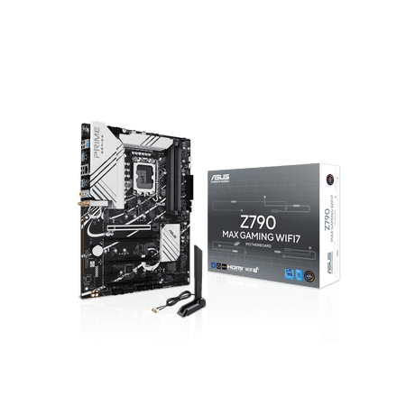 ASUS Z790 MAX GAMING WIFI7 Intel Z790 (LGA 1700) ATX motherboard with PCIe 5.0, three M.2 slots, 14+1 DrMOS, DDR5, WIFI 7, Realtek 1Gb LAN, HDMI, USB 20Gbps Type-C, Thunderbolt (USB4) , Aura Sync price history and forecast - ASUS 90MB1MS0-MVAAY0