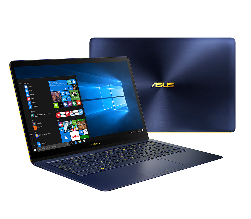 ASUS ZenBook 3 Laptop 14", Intel Core i7-7500U, Intel UHD Graphics 620, 512GB SSD Storage, 16GB RAM, UX490UA-XS74-BL - image 1 of 7