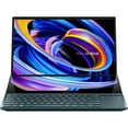 thumbnail image 1 of ASUS ZenBook Pro Duo 15.6" OLED 4K Touchscreen Intel Core i9 12th Gen 12900H (2.50GHz) 32GB Memory 1 TB PCIe SSD NVIDIA GeForce RTX 3070 Ti Windows 11 Pro 64-bit UX582ZW-XB99T, 1 of 35