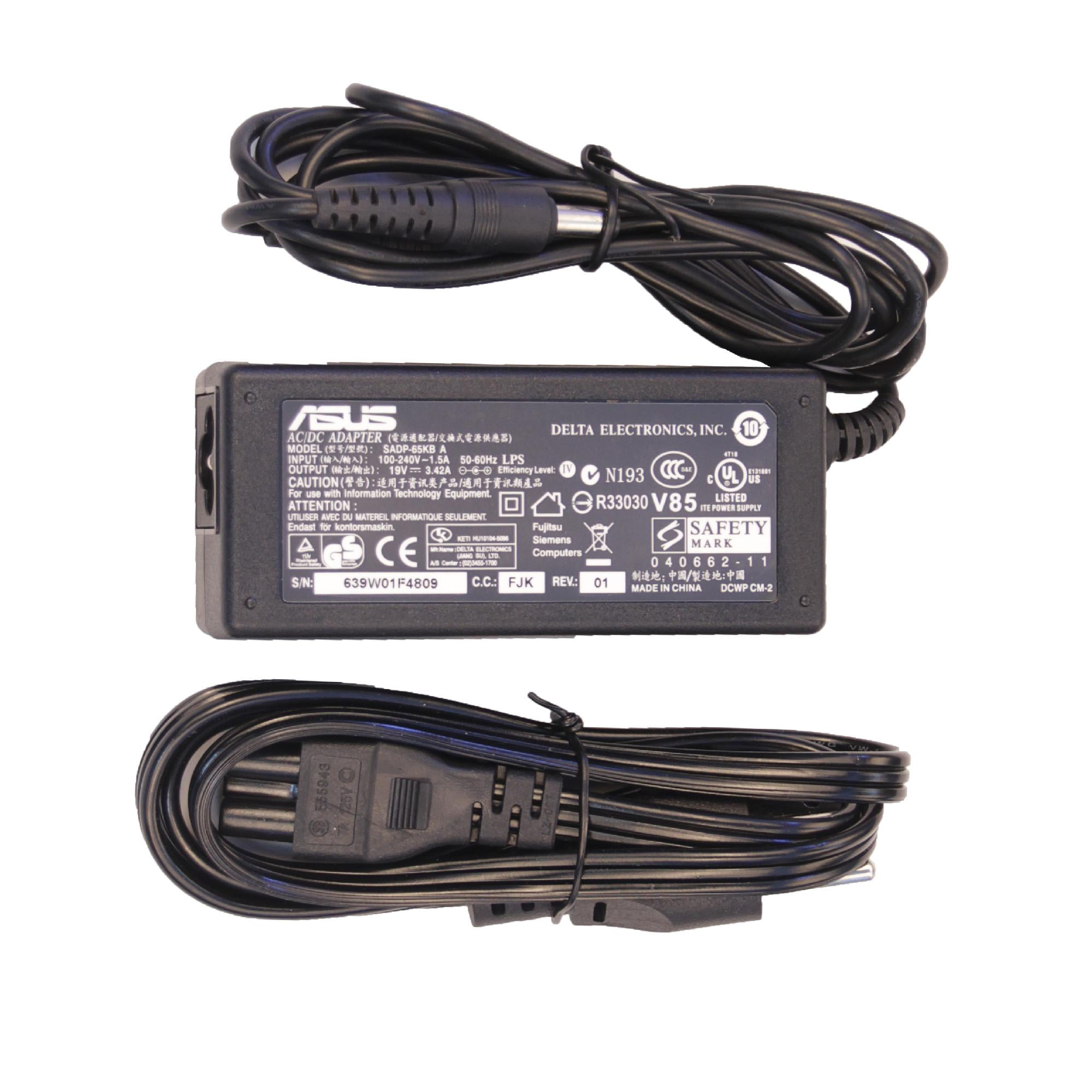 ASUS ZenBook UL50A UL50V UX50V U53F X552E 65W Laptop Charger AC Adapter ...