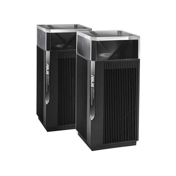 ASUS ZenWiFi Pro AXE11000 Tri-Band WiFi 6E Mesh System (ET12 2PK) - Whole Home Coverage up to 6000 Sq.Ft & 6+ Rooms, Dual 2.5G Ports, 6GHz Band, AiMesh, Included Lifetime Internet Security, Easy Setup