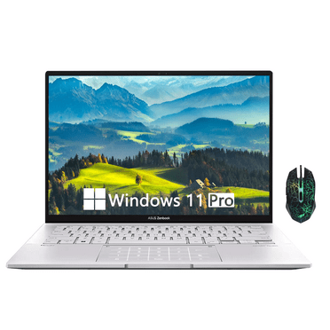 ASUS Zenbook 14" 2K OLED Touchscreen Business Laptops, Intel 14-Core i9-13900H, 16GB LPDDR5, 2TB SSD, Intel Iris Xe Graphics, WiFi 6E, Win11 Pro, Mouse