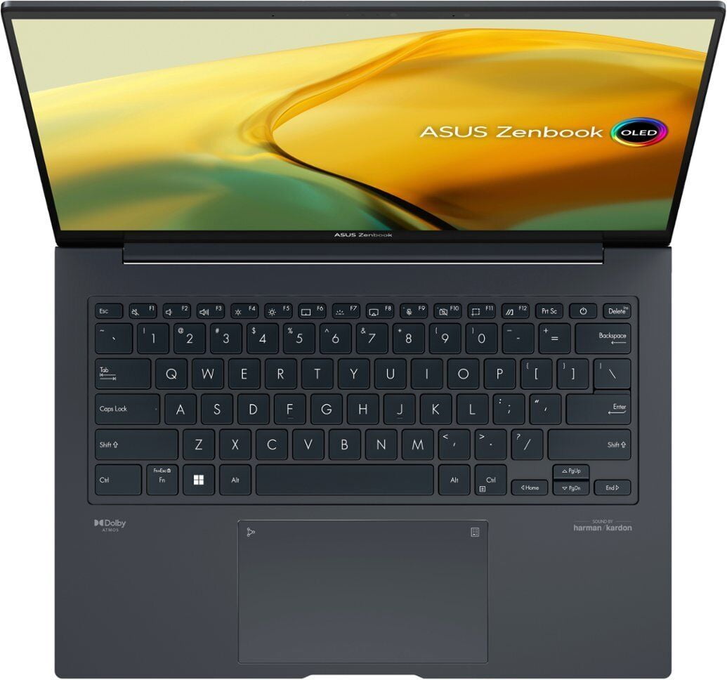 ASUS - Zenbook 14.5 2.8K OLED Touch Laptop - Intel Evo Platform - 13th Gen  Core i7 Processor with 16GB Memory - 512GB SSD - Inkwell Gray 