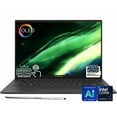 thumbnail image 1 of ASUS Zenbook 14 AI Copilot+ AI PC Laptop, 14" FHD+ 1920 x 1200 OLED Touchscreen, Intel Core Ultra 7 255H, WiFi 7, Backlit KB, FHD IR Webcam, Stylus Pen, Win 11 Home(16GB DDR5 RAM | 1TB SSD), 1 of 5