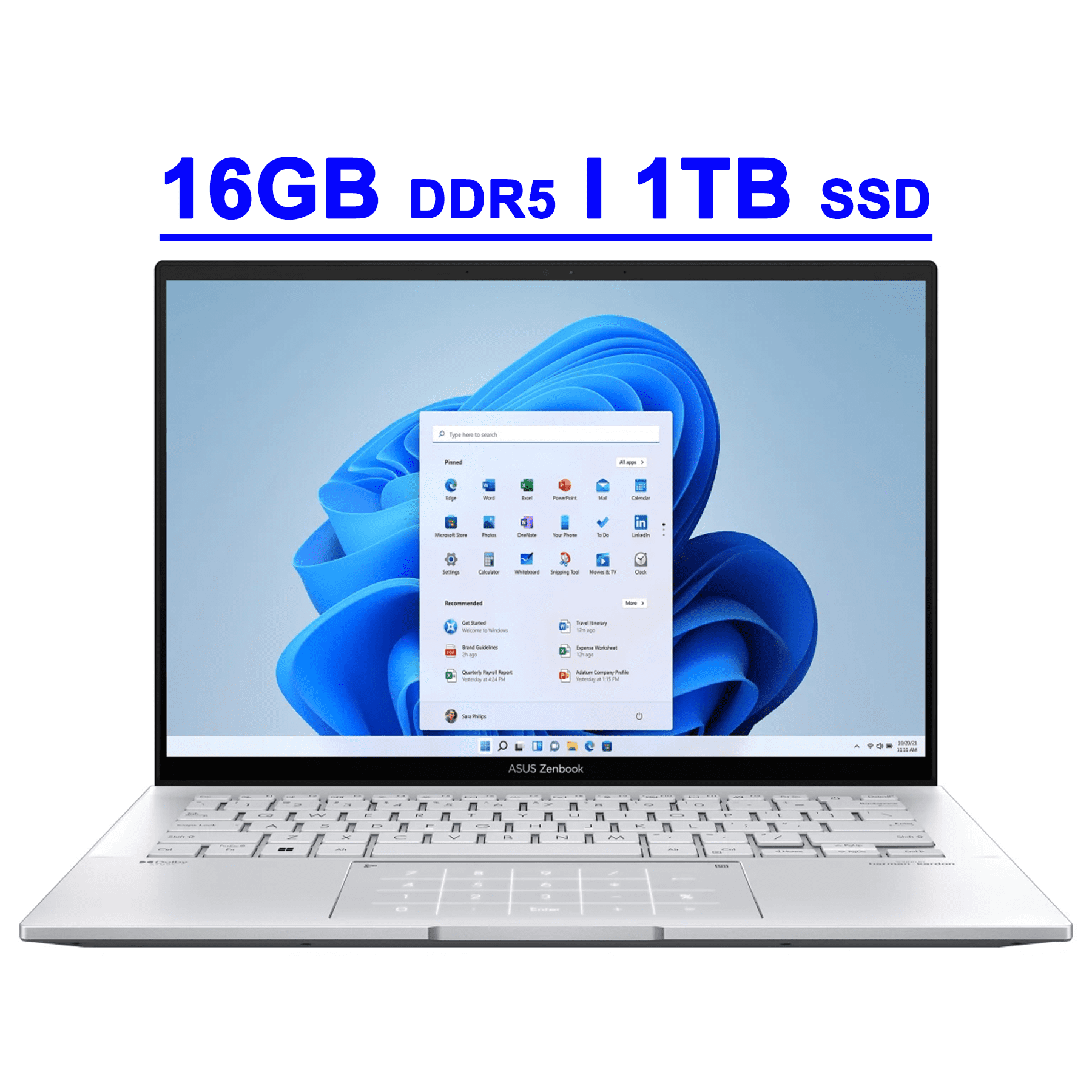 ASUS Zenbook 14 OLED Premium Business Laptop 14" 2.8K 2880x1800 Lumina OLED Touch (500nits 100% DCI-P3 Glossy) Intel 14-core i9-13900H 16GB DDR5 1TB SSD Backlit Fingerprint Thunderbolt Win11