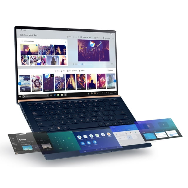 ASUS Zenbook 14 UX434 Home and Business Laptop (Intel i7-10510U 4-Core, 16GB RAM, 2TB m.2 SATA SSD, 14.0" Full HD (1920x1080), NVIDIA MX250, Wifi, Bluetooth, Webcam, 1xHDMI, Win 10 Pro) (Used)