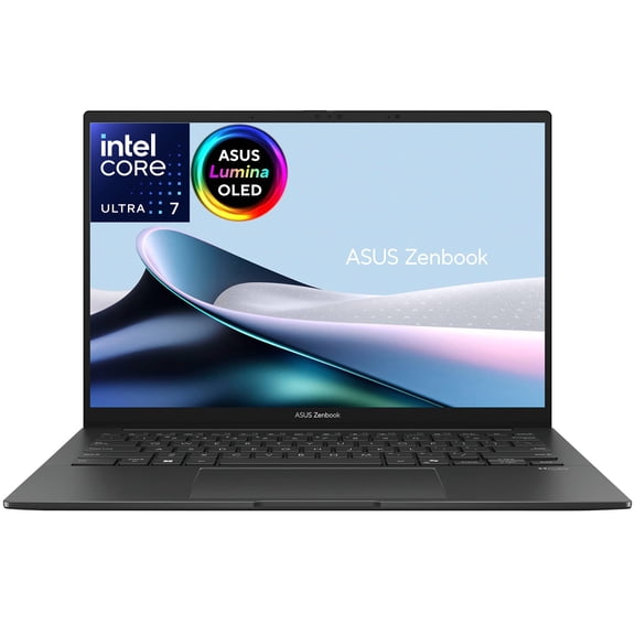 ASUS Zenbook 14’’ Wuxga OLED Touchscreen Laptop, Intel 16-Core Ultra 7 255H Processor, Intel Arc GPU, 16GB LPDDR5 RAM 1TB SSD, Backlit, Thunderbolt 4, WiFi 7, Windows 11 Home with Lifetime MS Office