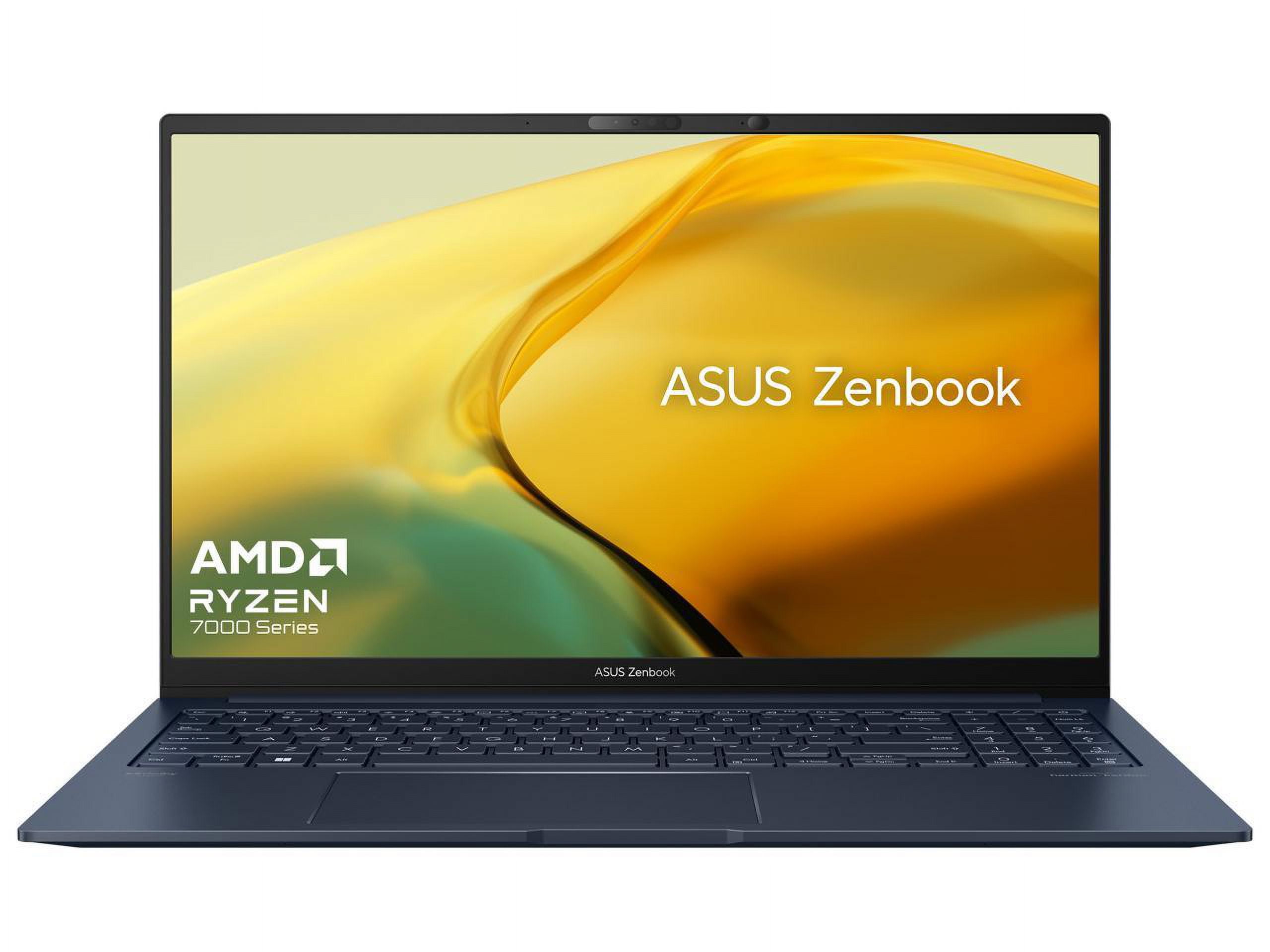 ASUS Zenbook 15 laptop, 15.6” FHD Display, AMD Ryzen 7 7735U CPU, AMD Radeon Graphics, 16GB RAM, 512GB SSD, Windows 11 Home, Ponder Blue, ASUS Zenbook 15 laptop, 15.6” FHD Display, AMD Ryzen 7 7735U CPU, AMD Radeon Graphics, 16GB RAM, 512GB SSD, Windows 11 Home, Ponder Blue,