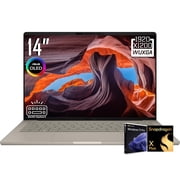 ASUS Zenbook A14 AI Laptop, 14" 2K 1920 x 1200 OLED Display, Snapdragon X Plus, WiFi 6E, Backlit KB, FHD IR Webcam, Win 11 Pro 16GB DDR5 RAM / 1TB SSD