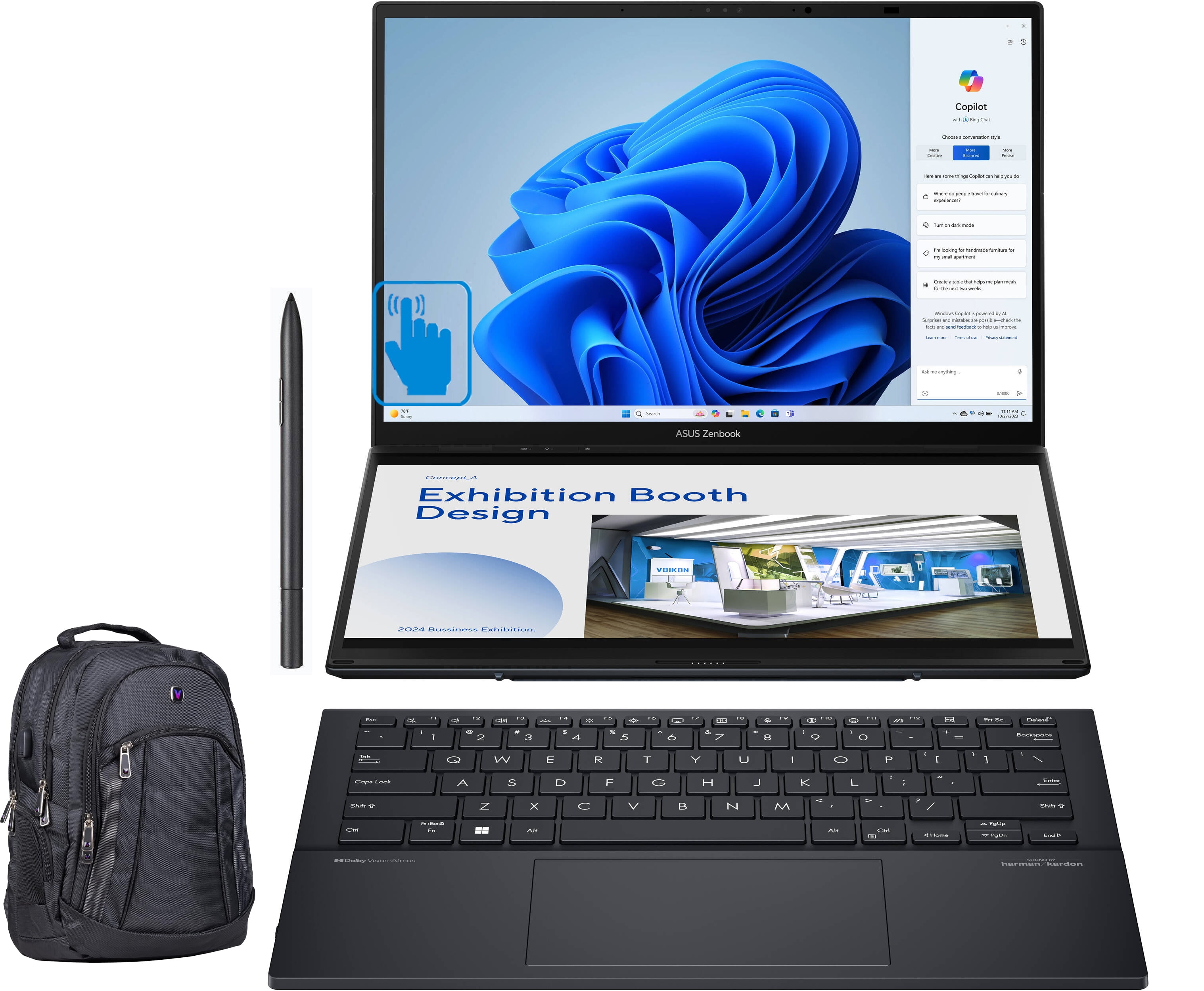 ASUS Zenbook DUO UX8406 Home/Business 2-in-1 Laptop (Intel Ultra 9